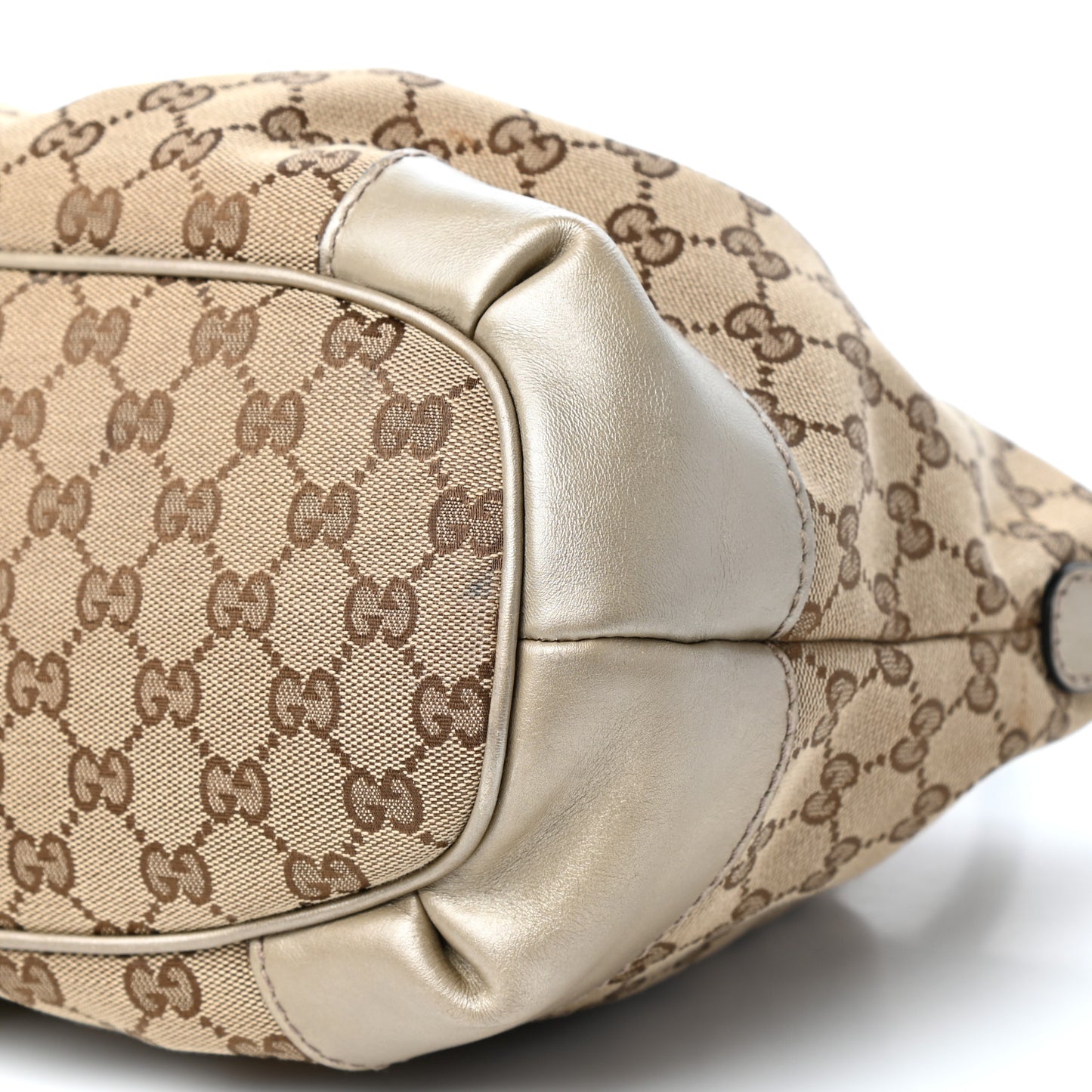 Monogram Medium Sukey Top Handle Bag Golden Beige