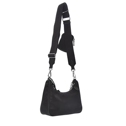 Prada Nylon Re-Edition 2005 Shoulder Bag Black 2 of 11