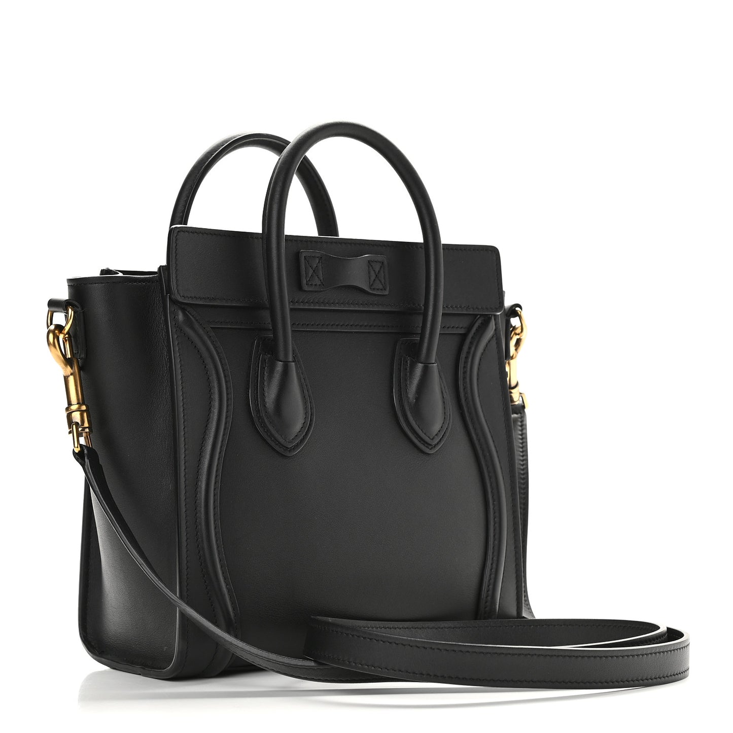 Smooth Calfskin Nano Luggage Black