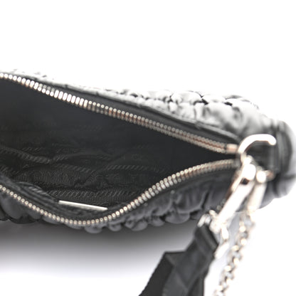 Prada Nappa Gaufre Re-Edition 2005 Shoulder Bag Black 5 of 12