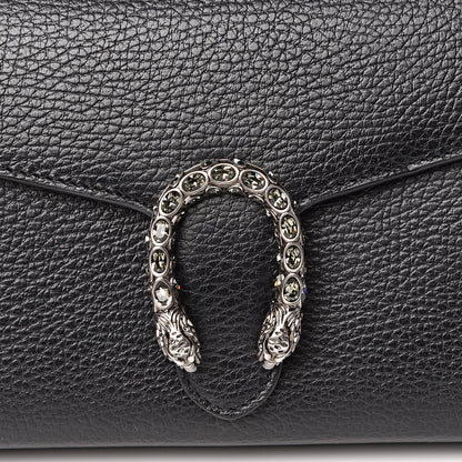 Gucci Calfskin Mini Dionysus Chain Wallet Black 10 of 11