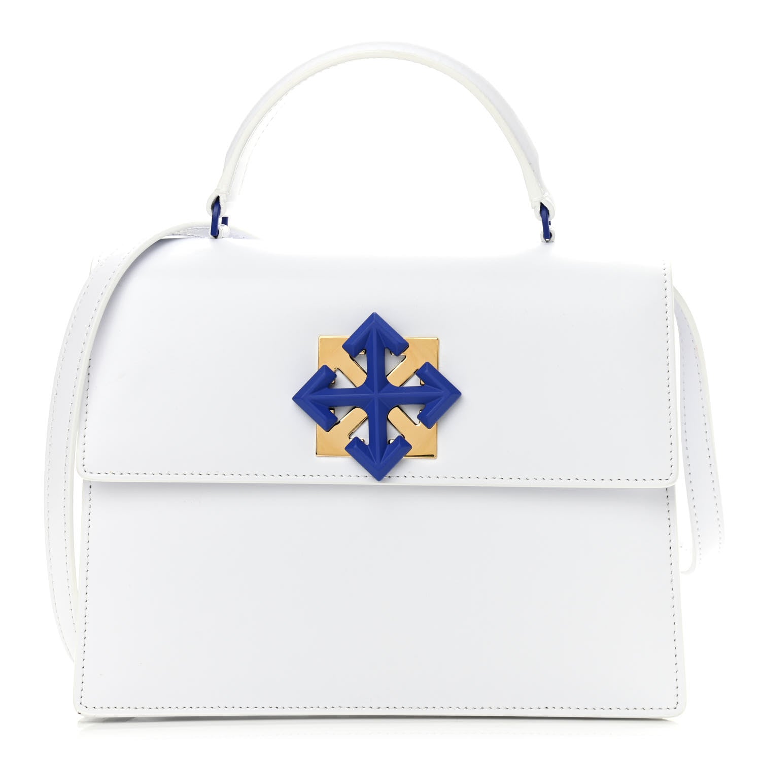 Off-White Calfskin Jitney 2.8 Bag White 1 of 10