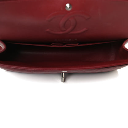 Chanel Caviar Quilted Medium Double Flap Dark Red 5 of 12