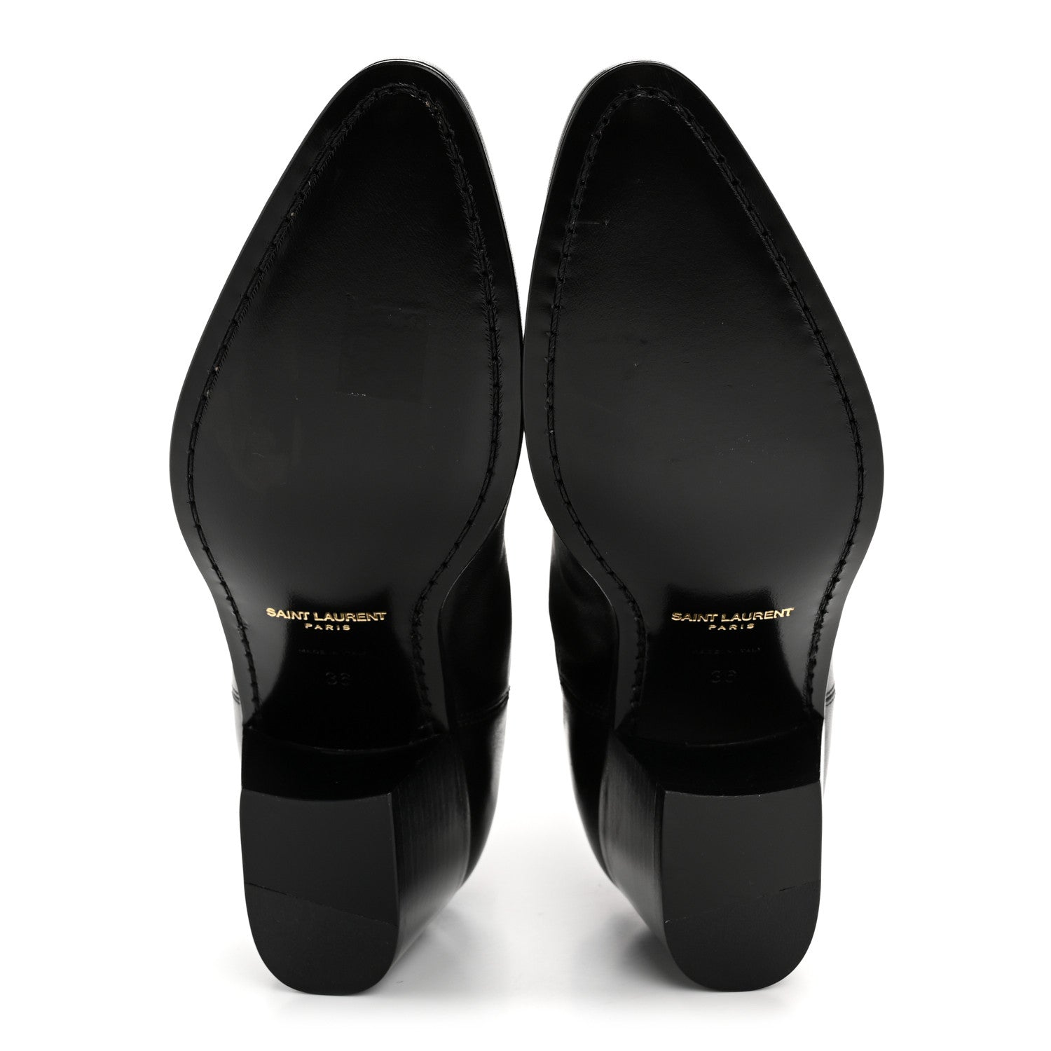 Saint Laurent Incrociato Muriel Vassili 60 Ankle Zip Boots 36 Black 6 of 11