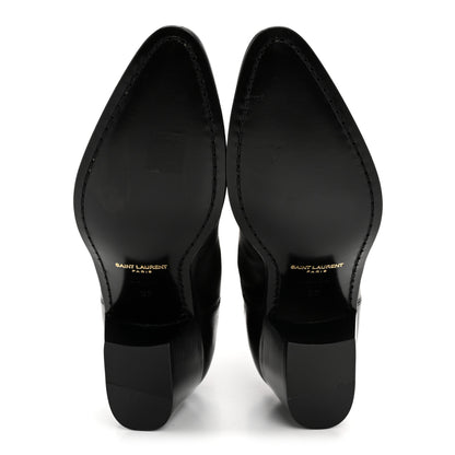 Saint Laurent Incrociato Muriel Vassili 60 Ankle Zip Boots 36 Black 6 of 11