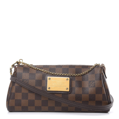 Louis Vuitton Damier Ebene Eva Clutch 1 of 11