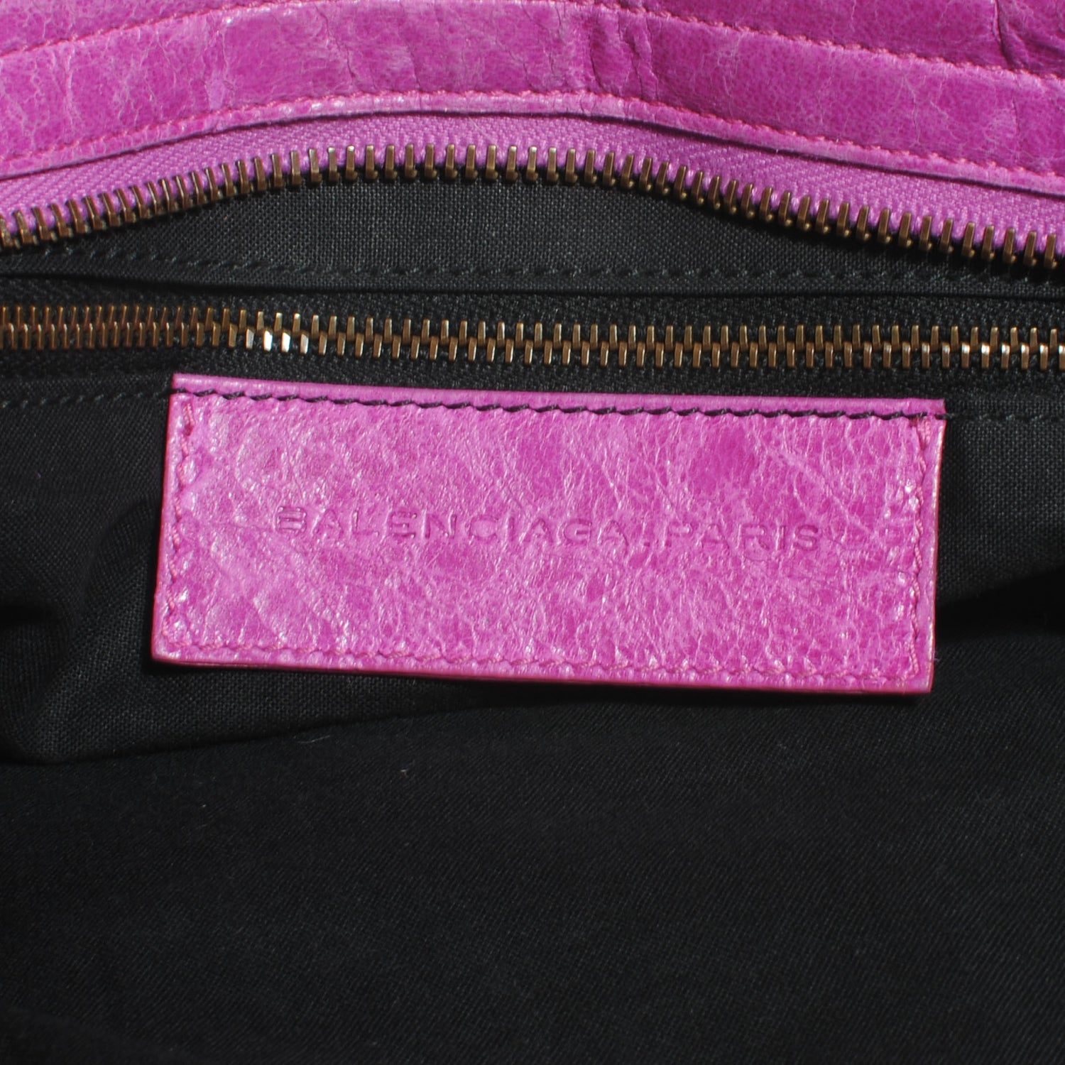 Balenciaga Agneau Rubber Covered Classic Hardware City Amethyst 6 of 7