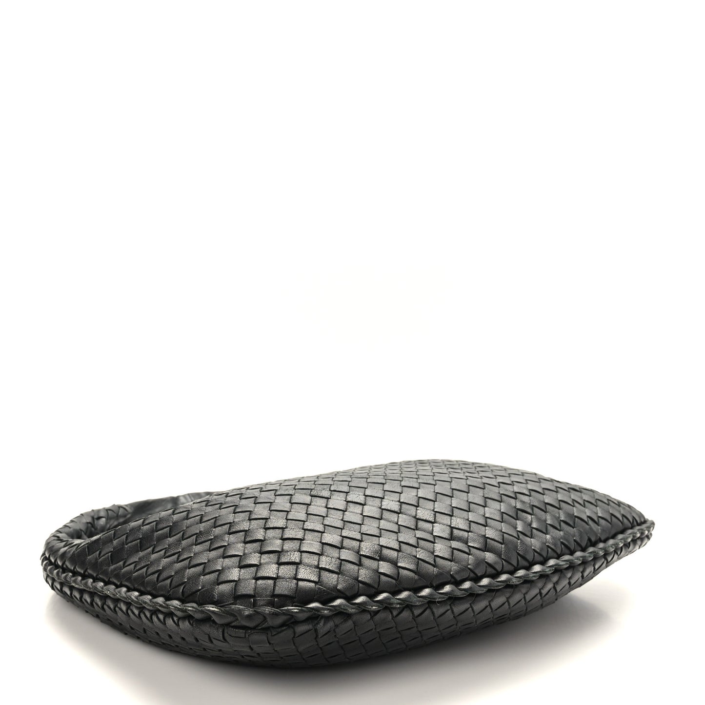 Nappa Intrecciato Medium Veneta Hobo Black