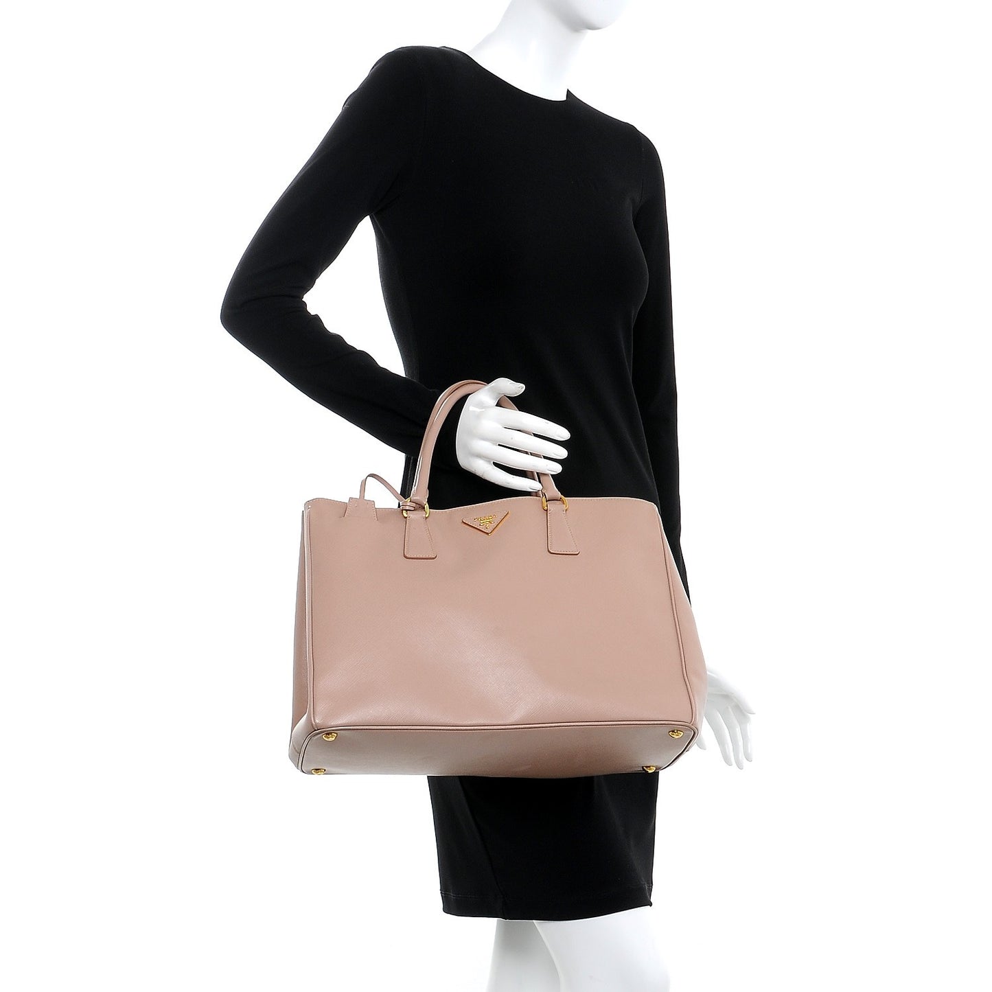 Saffiano Lux Large Tote Cammeo