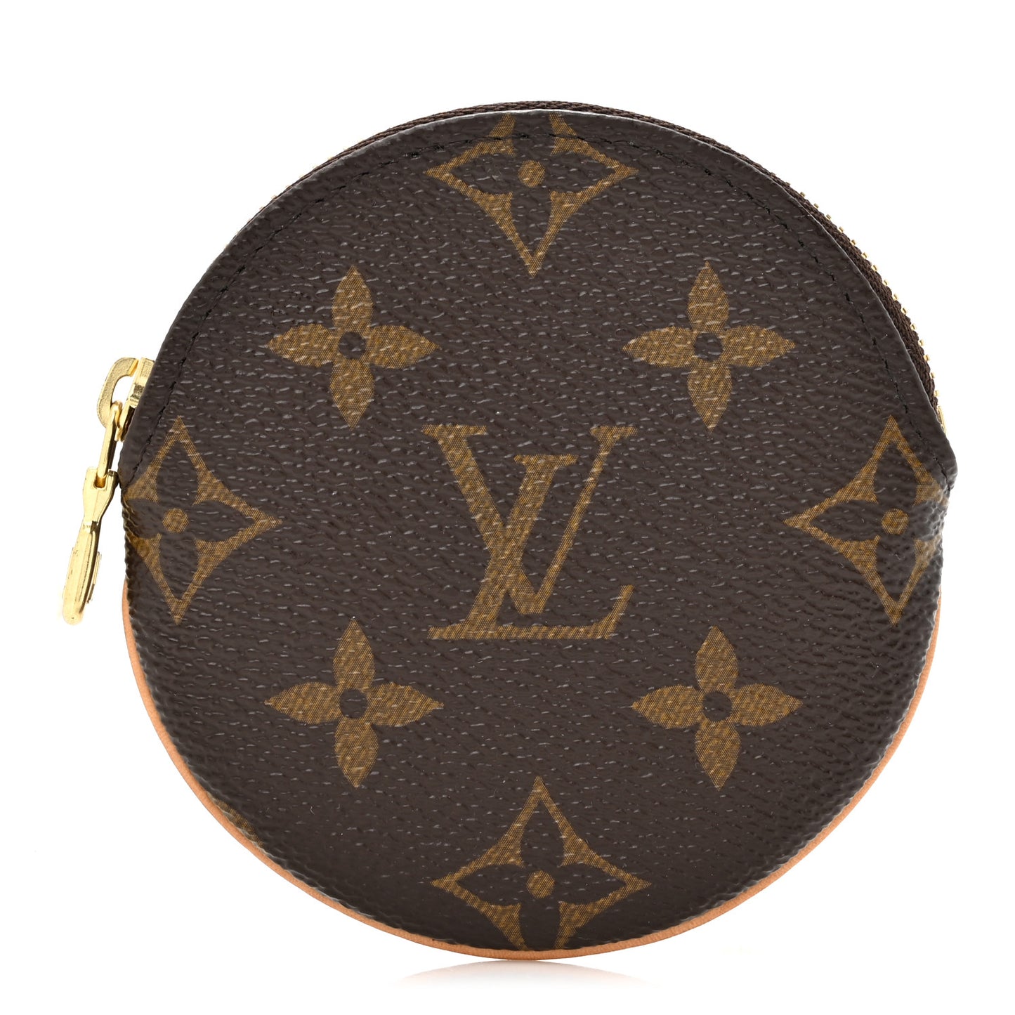 Monogram Round Coin Purse