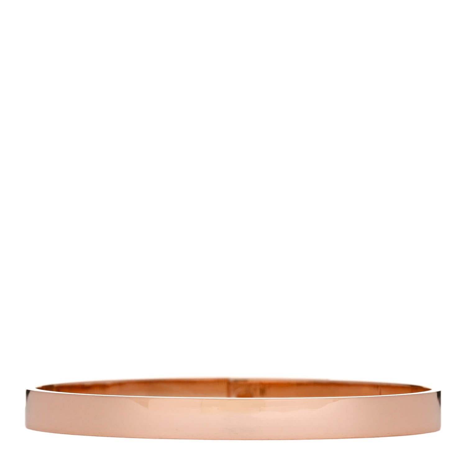 Hermes 18K Rose Gold Diamond PM Kelly Pave Bracelet SH 2 of 4