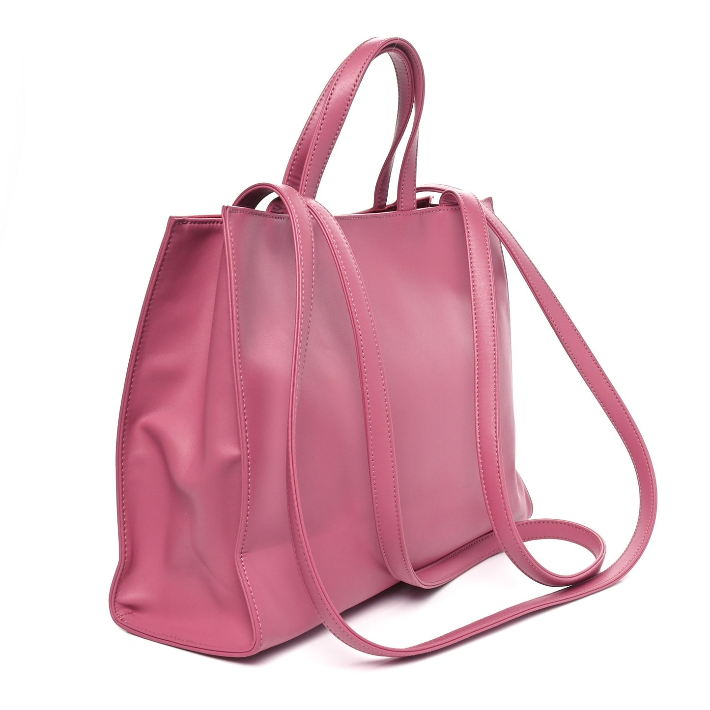 Vegan Leather Medium Shopping Bag Corned Beef