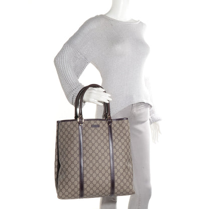 Gucci GG Plus Monogram Joy Vertical Tote Dark Brown 2 of 8