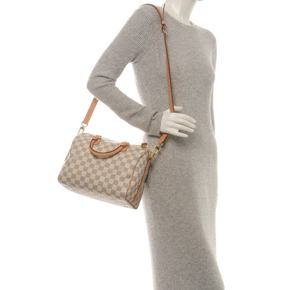 Louis Vuitton Damier Azur Speedy Bandouliere 25 2 of 8