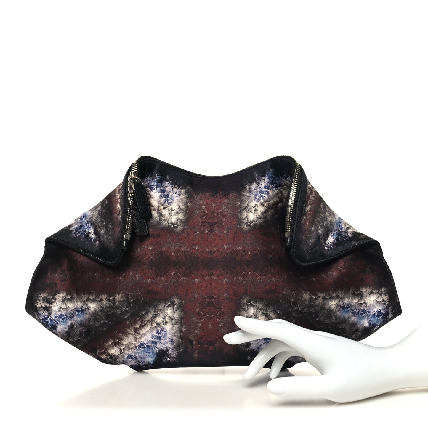 Silk Union Jack De Manta Clutch Multicolor
