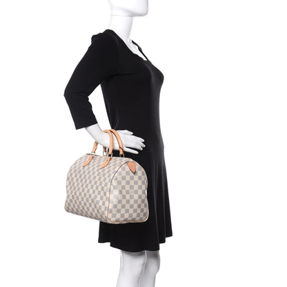 Louis Vuitton Damier Azur Speedy 30 2 of 13
