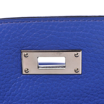 Hermes Taurillon Clemence Kelly Retourne 32 Bleu Electrique 14 of 42