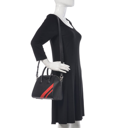 Givenchy Sugar Goatskin Striped Mini Antigona Black 2 of 9