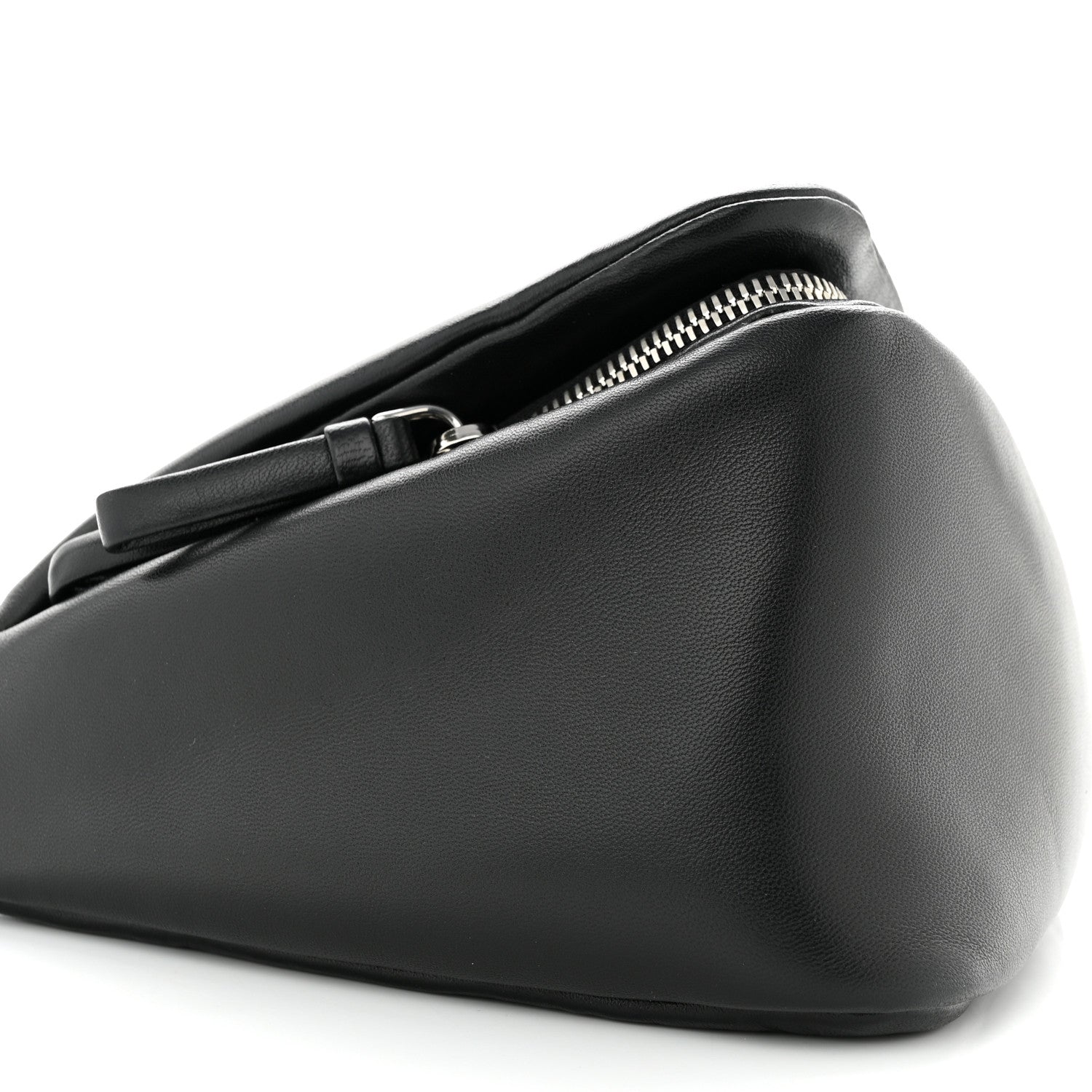 Prada Nappa Padded Signaux Triangle Crossbody Black 8 of 9