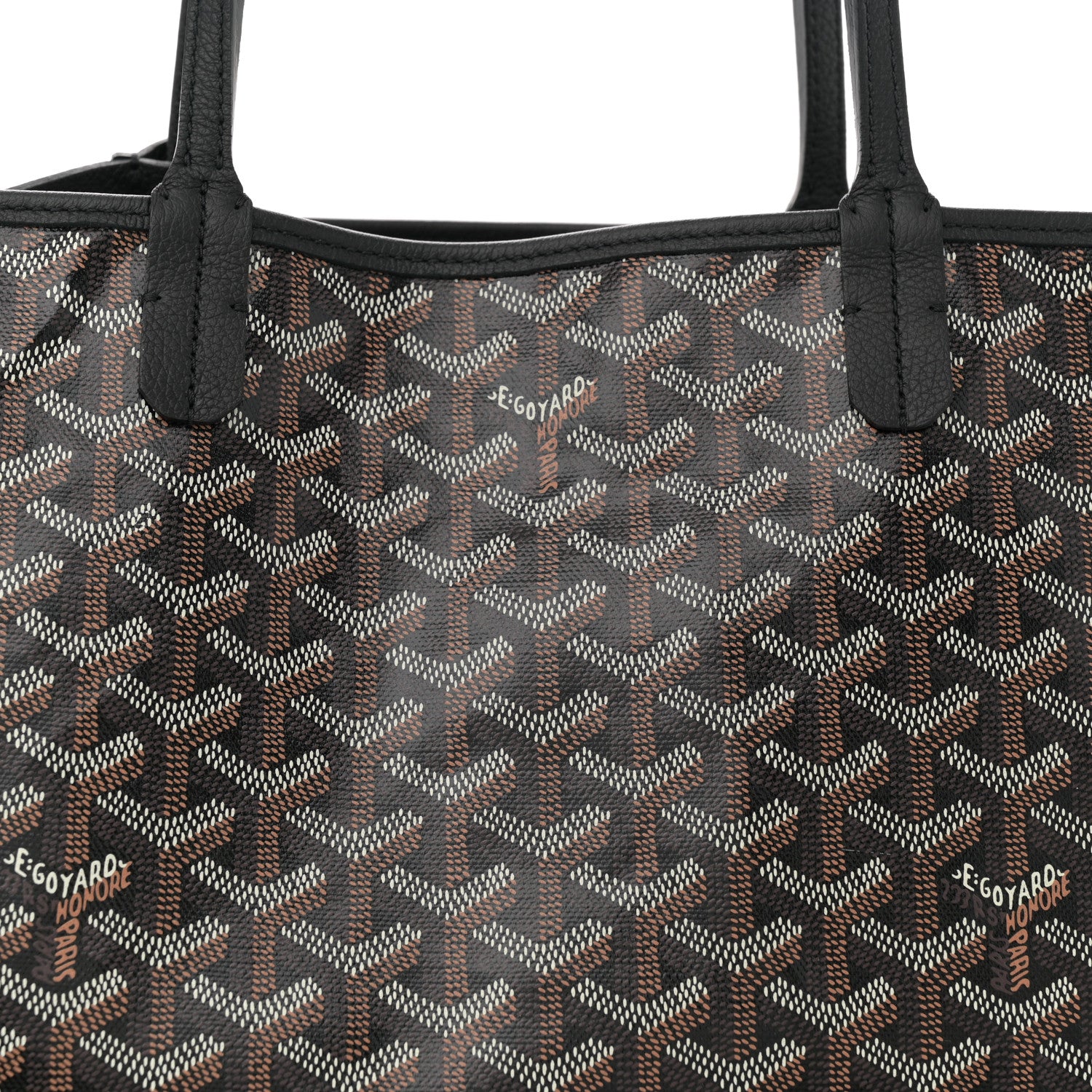 Goyard Goyardine Saint Louis PM Black 9 of 12