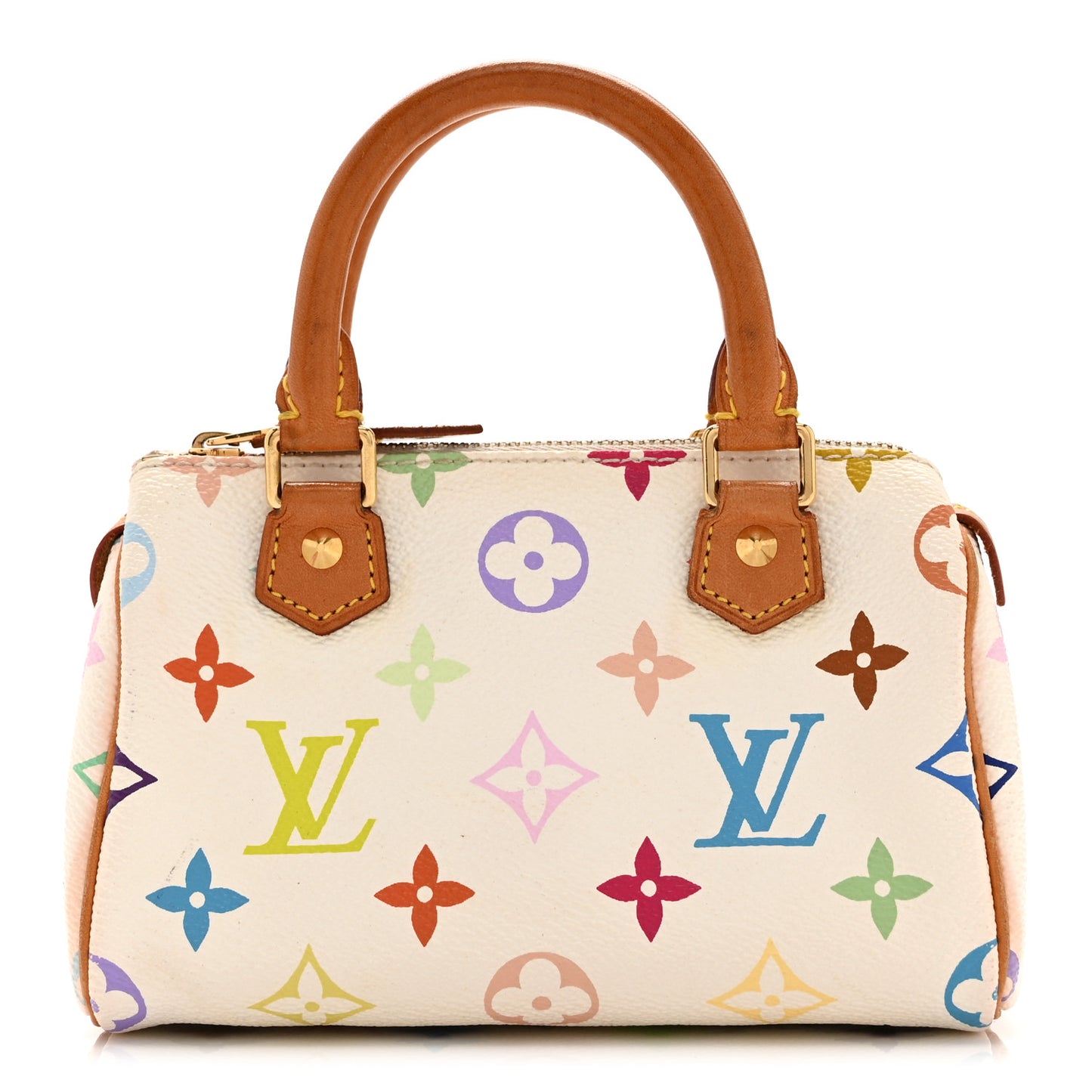 Monogram Multicolor Mini Sac HL Speedy White