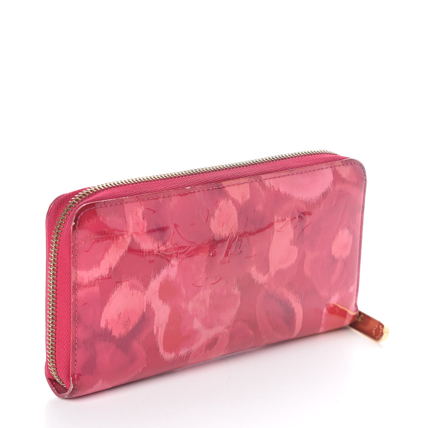 Vernis Ikat Zippy Wallet Rose Indien