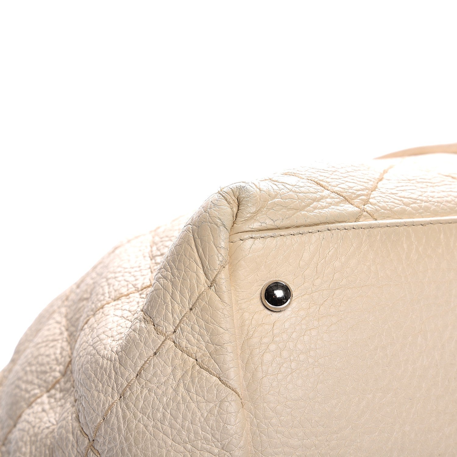 Chanel Glazed Calfskin On The Road Drawstring Tote Ivory 10 of 11