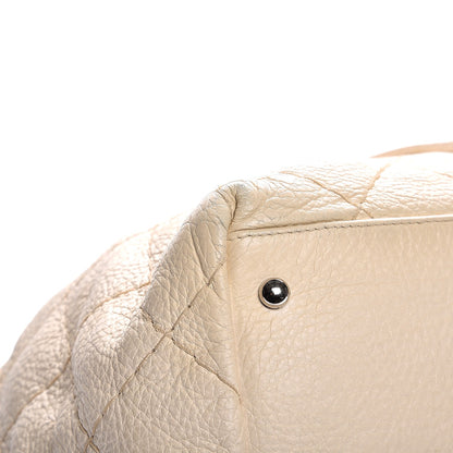 Chanel Glazed Calfskin On The Road Drawstring Tote Ivory 10 of 11