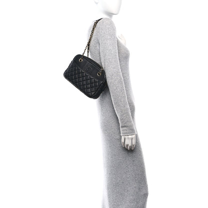 Chanel Calfskin Quilted Medium Camera Case Black 2 of 11