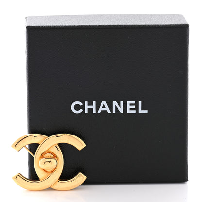 Chanel Metal CC Turn Lock Brooch Gold 5 of 5