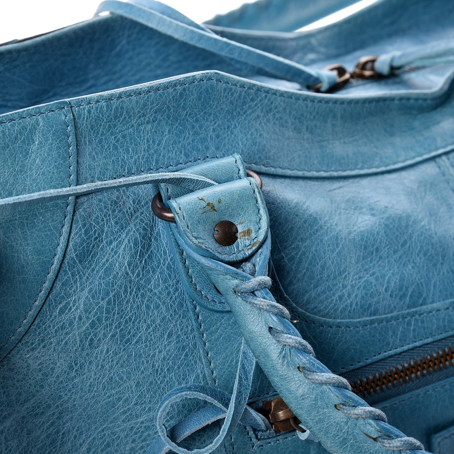 Balenciaga Agneau Classic Hardware Part Time Cyclade 14 of 21