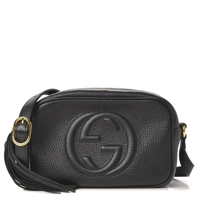 Gucci Pebbled Calfskin Mini Soho Disco Bag Black 1 of 9