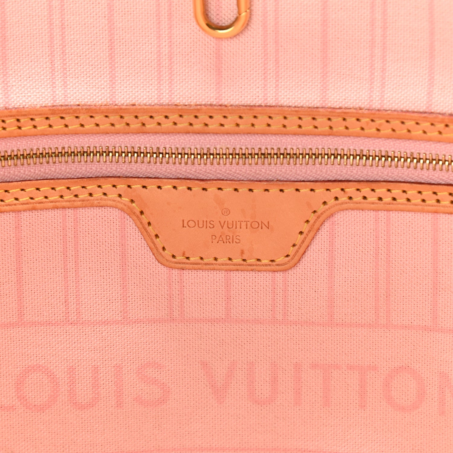 Louis Vuitton Damier Azur Neo Neverfull MM Rose Ballerine 7 of 11