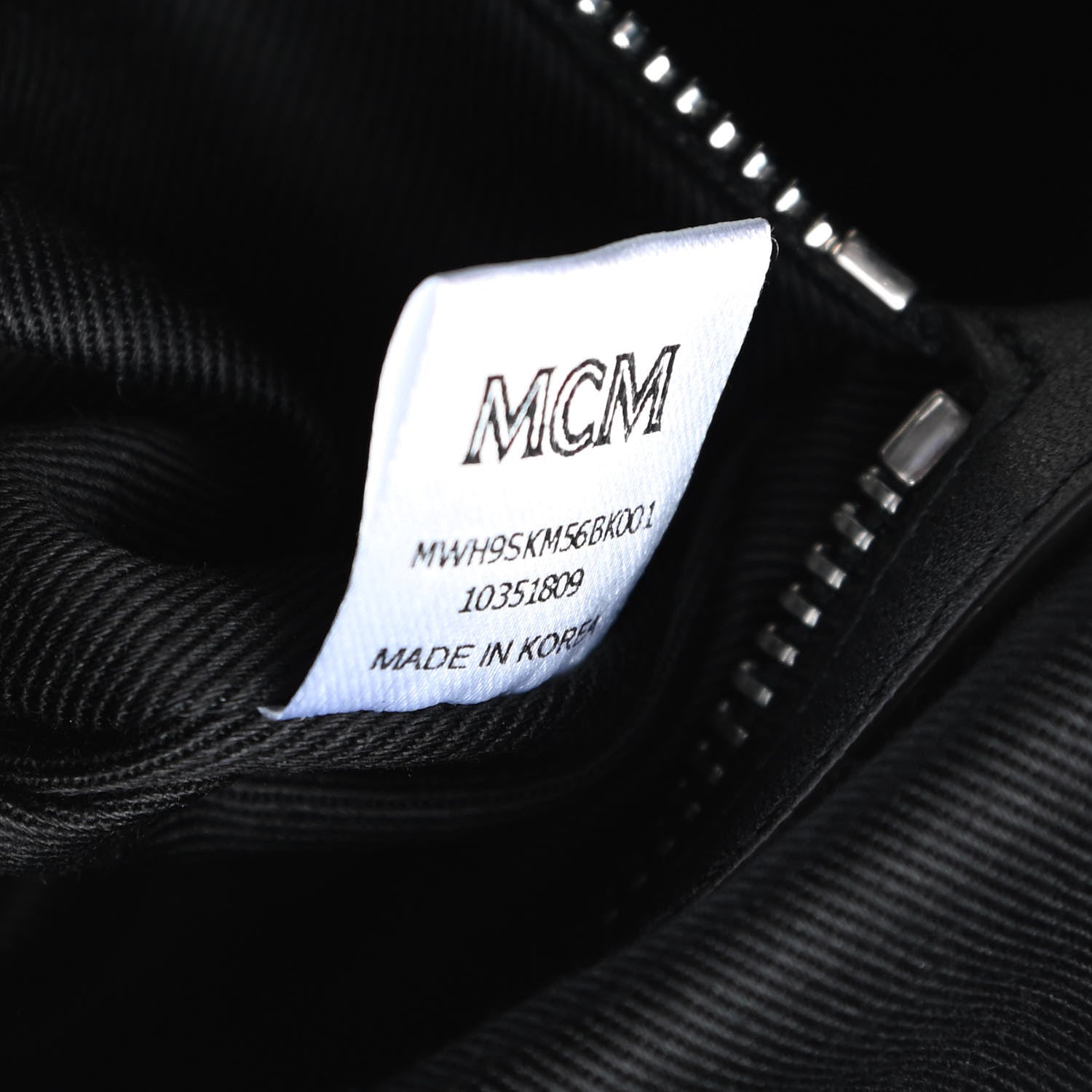 MCM Calfskin Ottomar Medium Klara Hobo Black 7 of 9