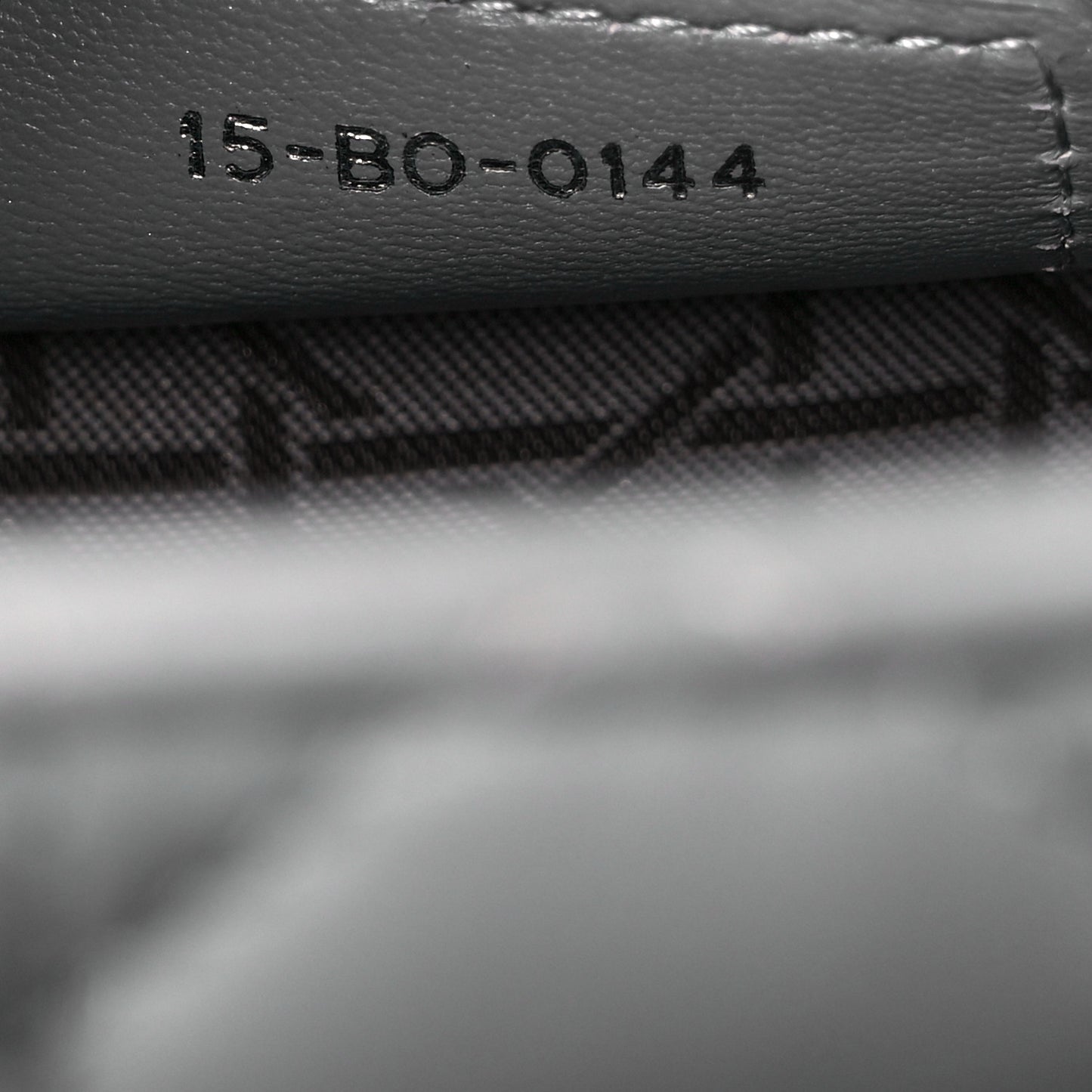 Lambskin Cannage Medium Lady Dior Grey