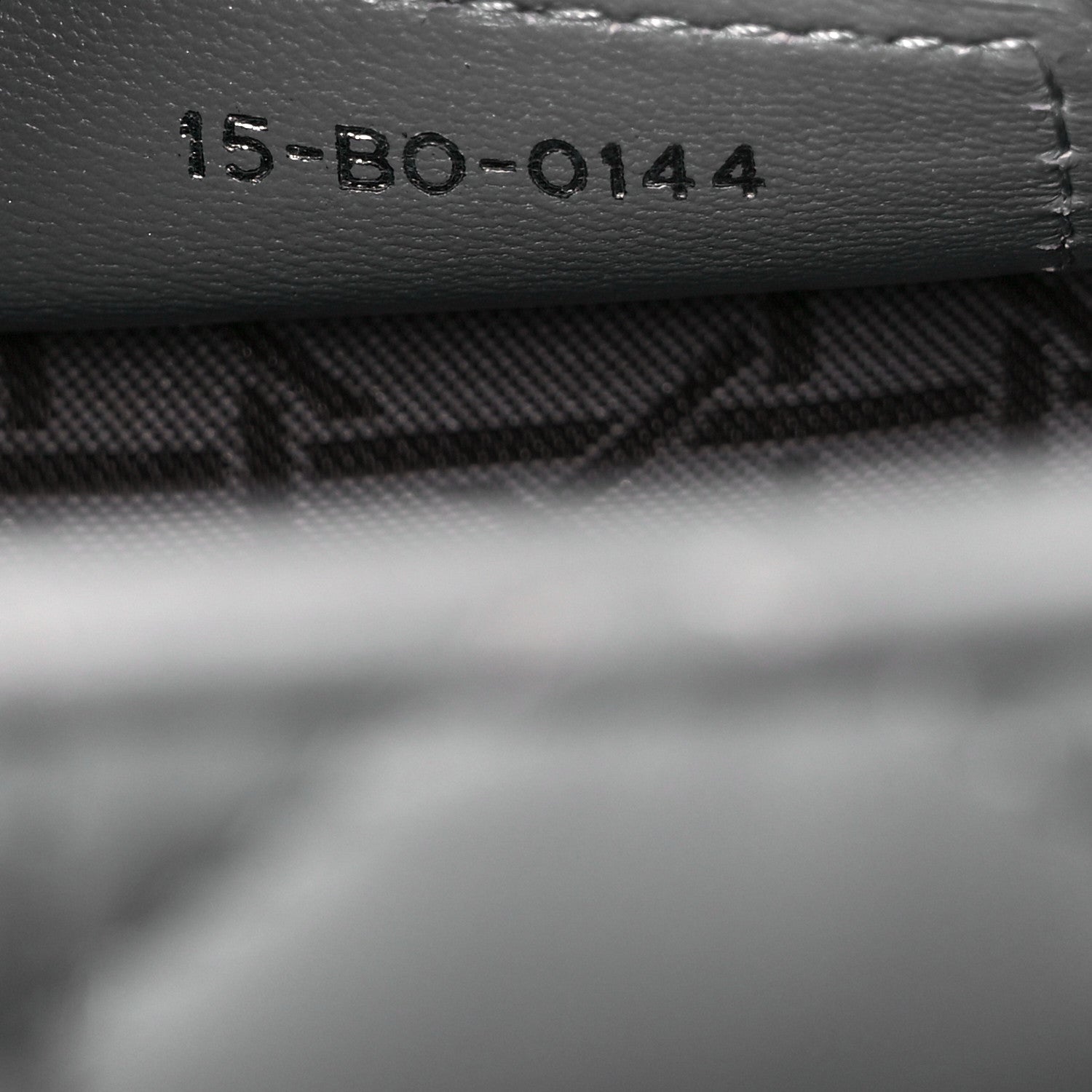 Christian Dior Lambskin Cannage Medium Lady Dior Grey 7 of 9