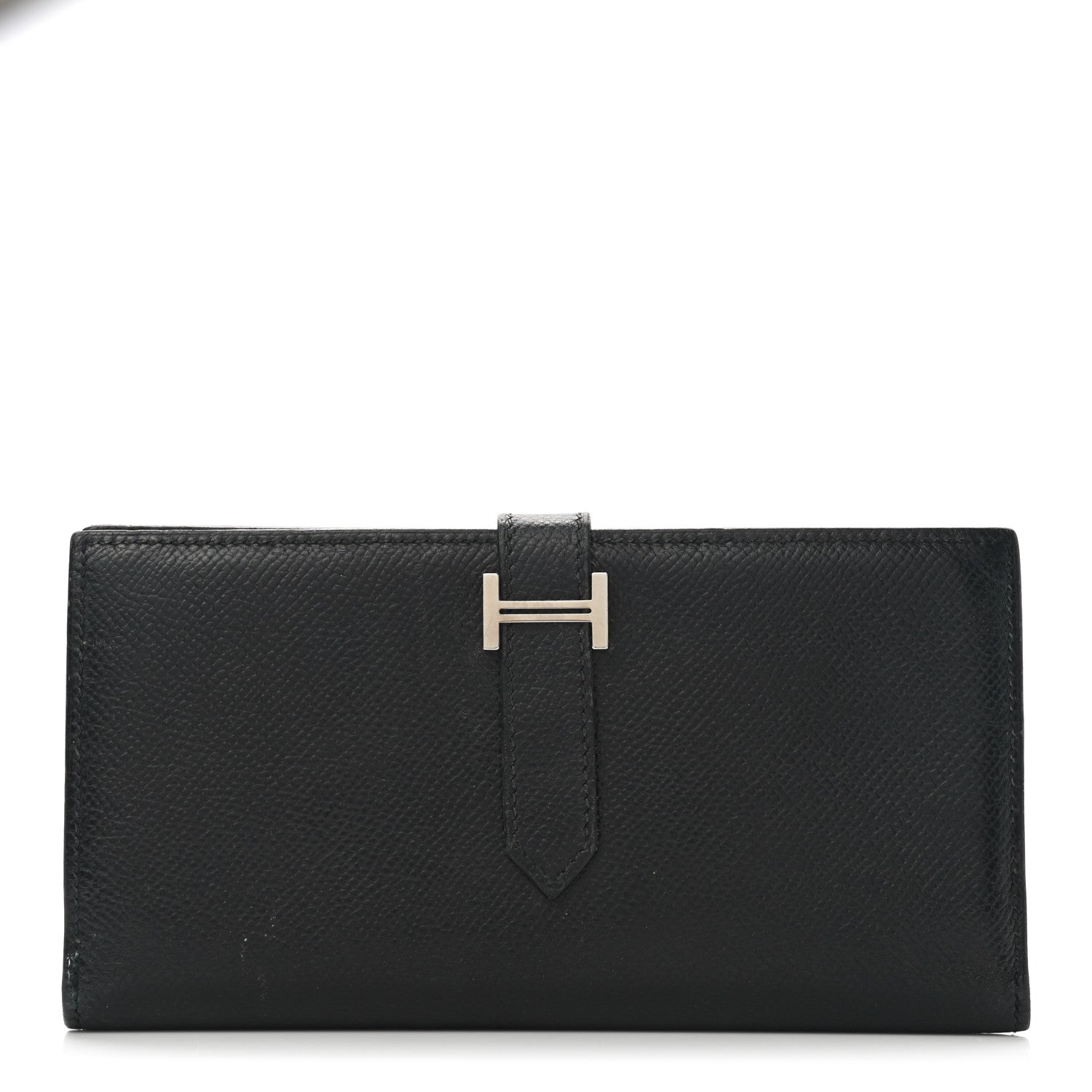Hermes Epsom Bearn Gusset Wallet Black 2 of 16