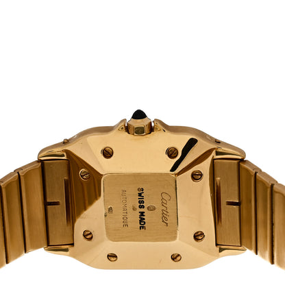 Cartier 18K Yellow Gold 29mm Santos De Cartier Galbee Automatic Watch 4 of 4