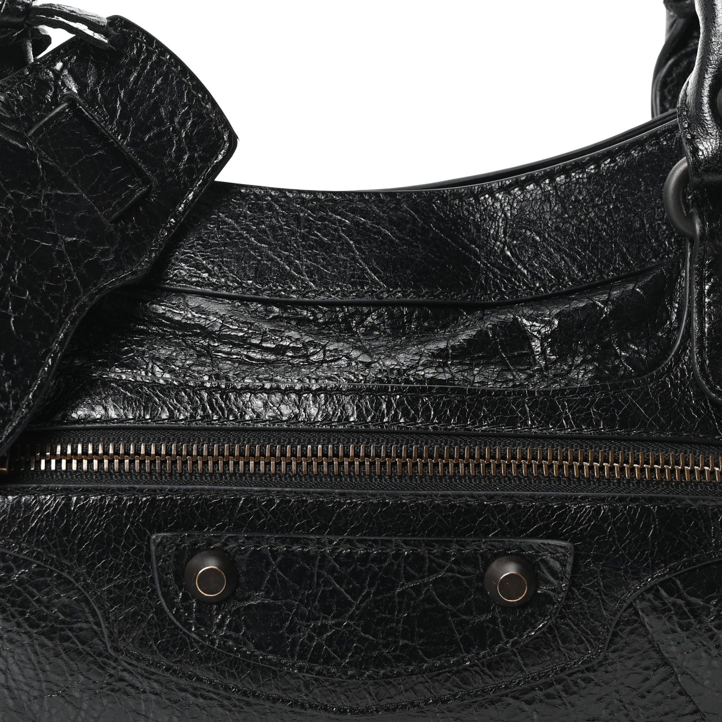 Agneau Arena Classic Hardware Le City First Bag Black