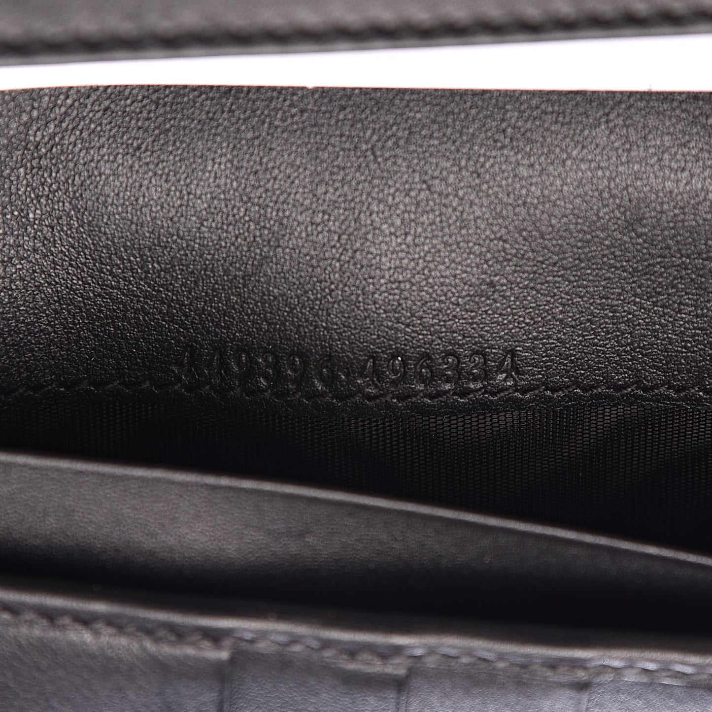 Soft Microguccissima Continental Wallet Black