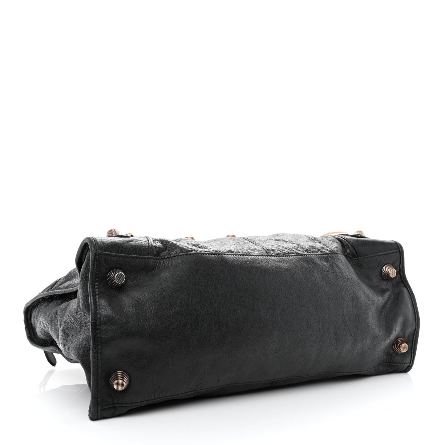 Agneau Giant 21 Rose Gold Hardware Work Black