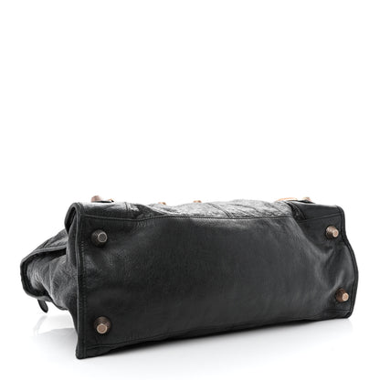 Balenciaga Agneau Giant 21 Rose Gold Hardware Work Black 4 of 14