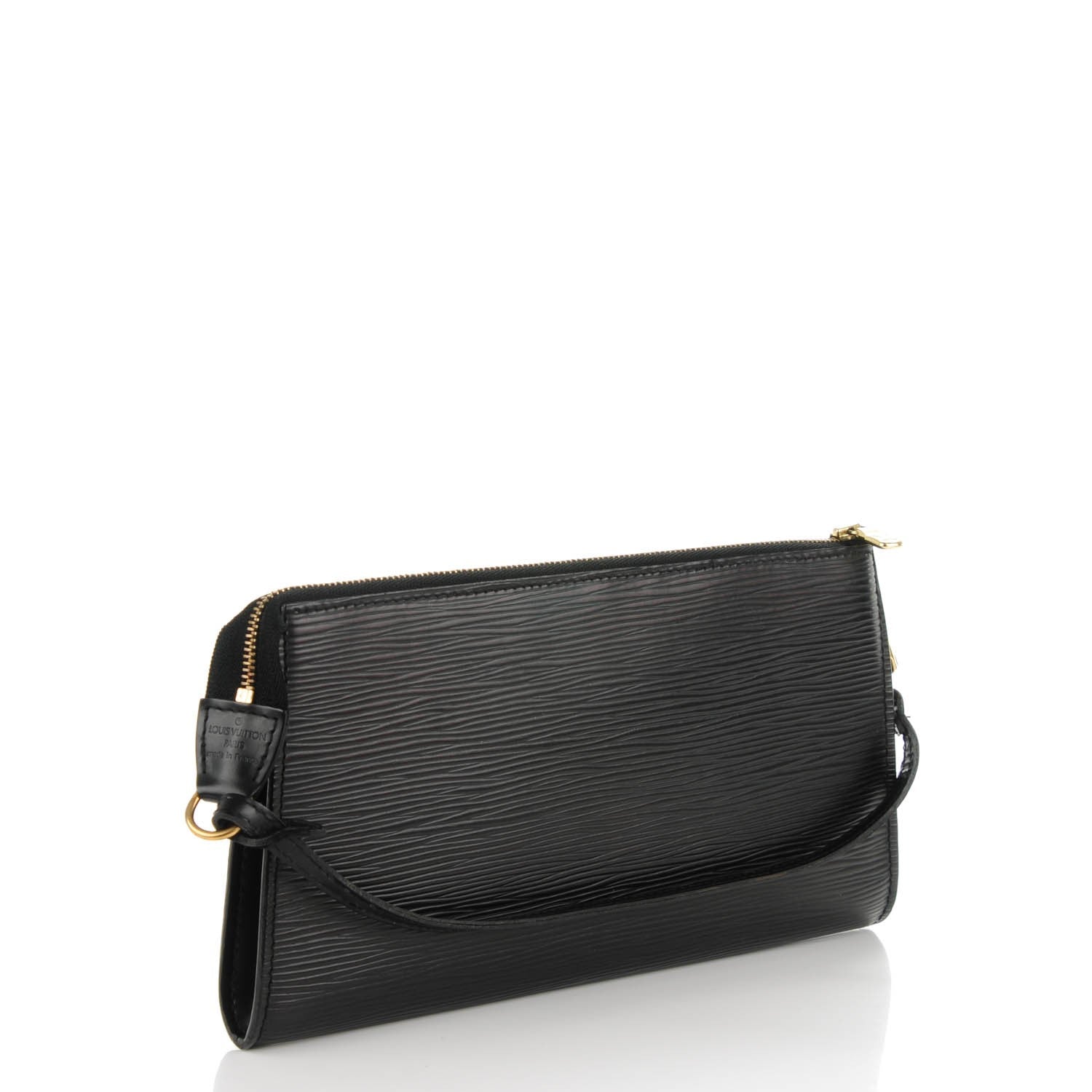 Louis Vuitton Epi Pochette Accessories 24 Black 3 of 8