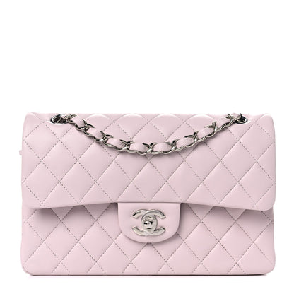 Chanel Lambskin Quilted Small Double Flap Light Purple 1 of 9