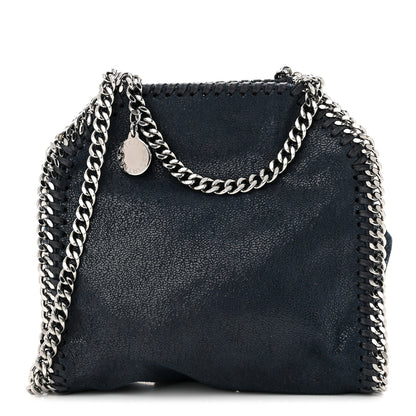 Stella McCartney Shaggy Deer Tiny Falabella Tote Navy 1 of 9