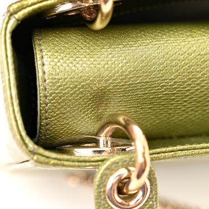Christian Dior Metallic Lizard Mini Lady Dior Green 11 of 11