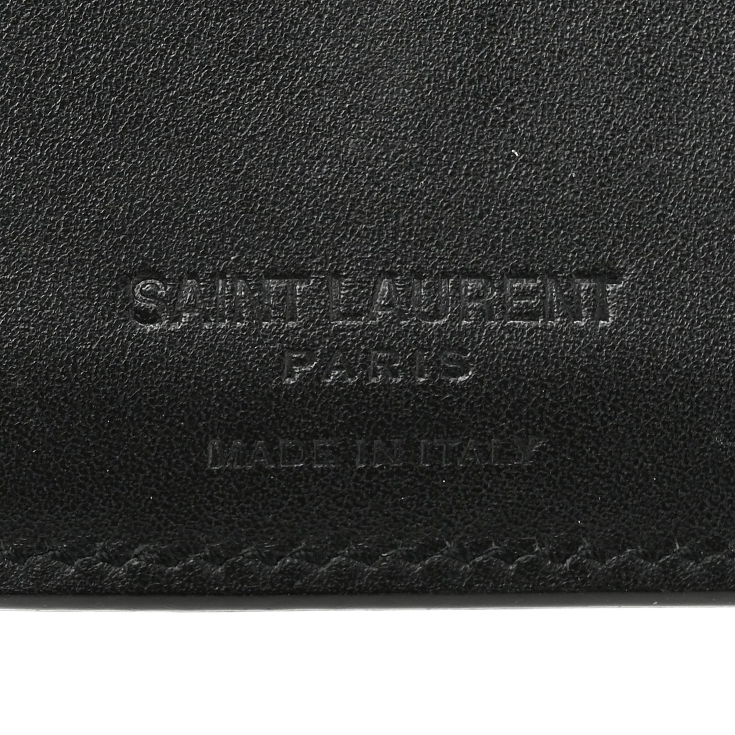 Crocodile Embossed Bi-Fold Wallet Black