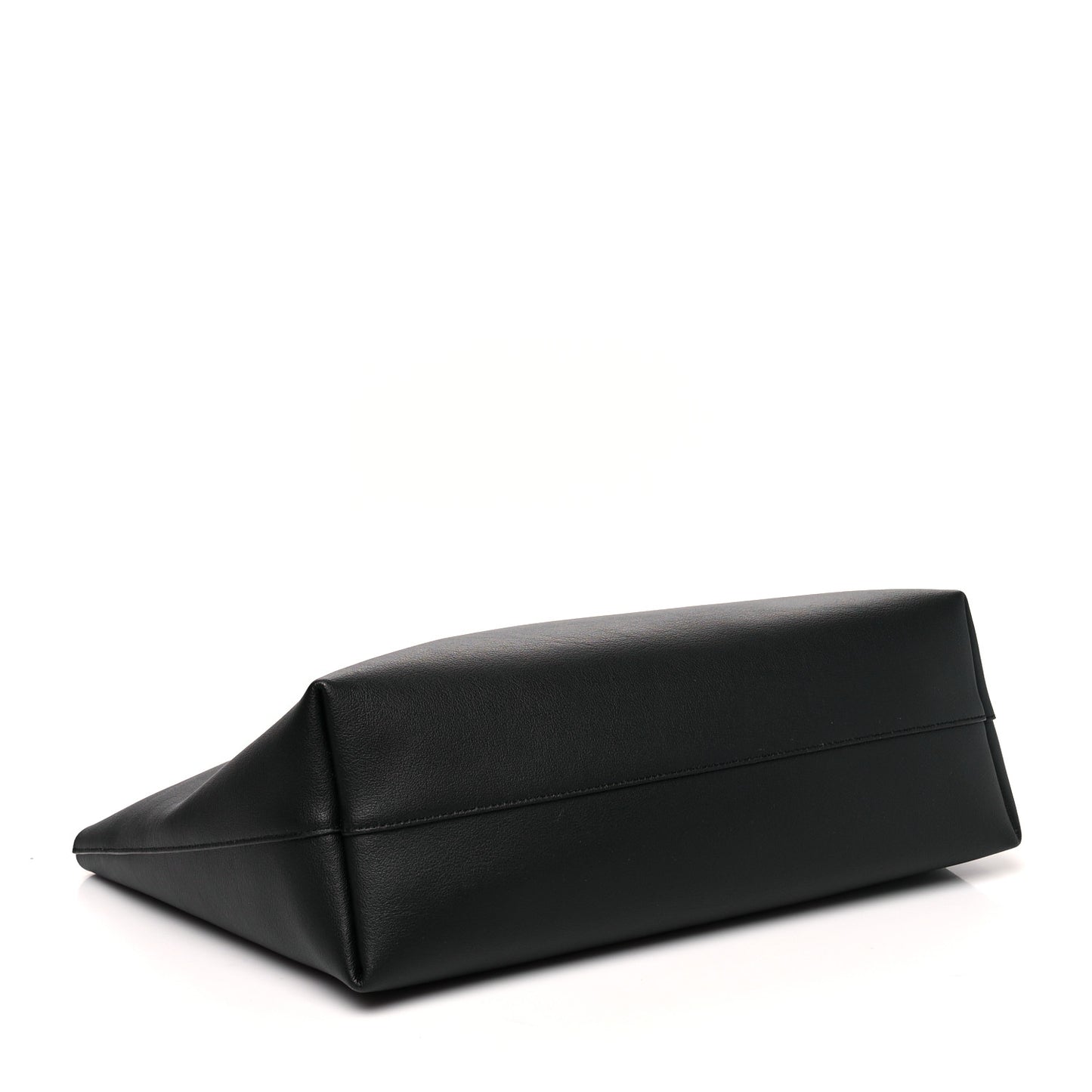 Calfskin Large Shopping Tote Black