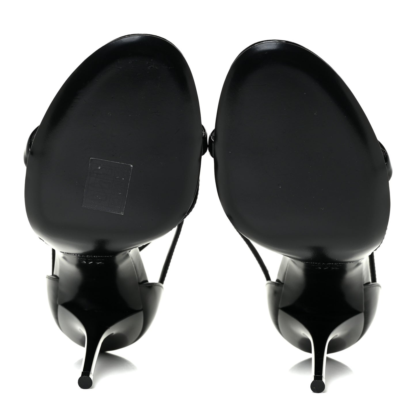 Patent Cassandra 100 Ankle Strap Sandals 37.5 Black