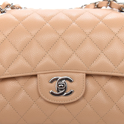 Chanel Caviar Quilted Small Double Flap Beige 10 of 11